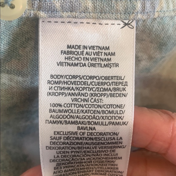 🎉NEW LISTING!🎉Polo Ralph Lauren Equestrian Print Button-Up Shirt in Blue & Green - Picture 7 of 7